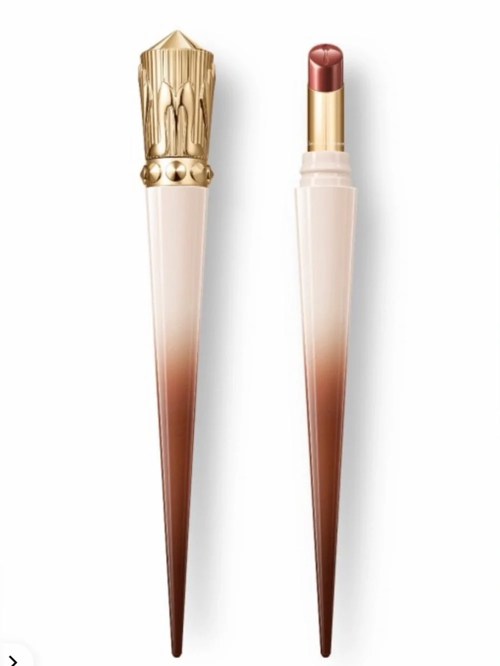 Christian Louboutin Rouge Stiletto Les Nudes Shine Lipstick 5W NUDE